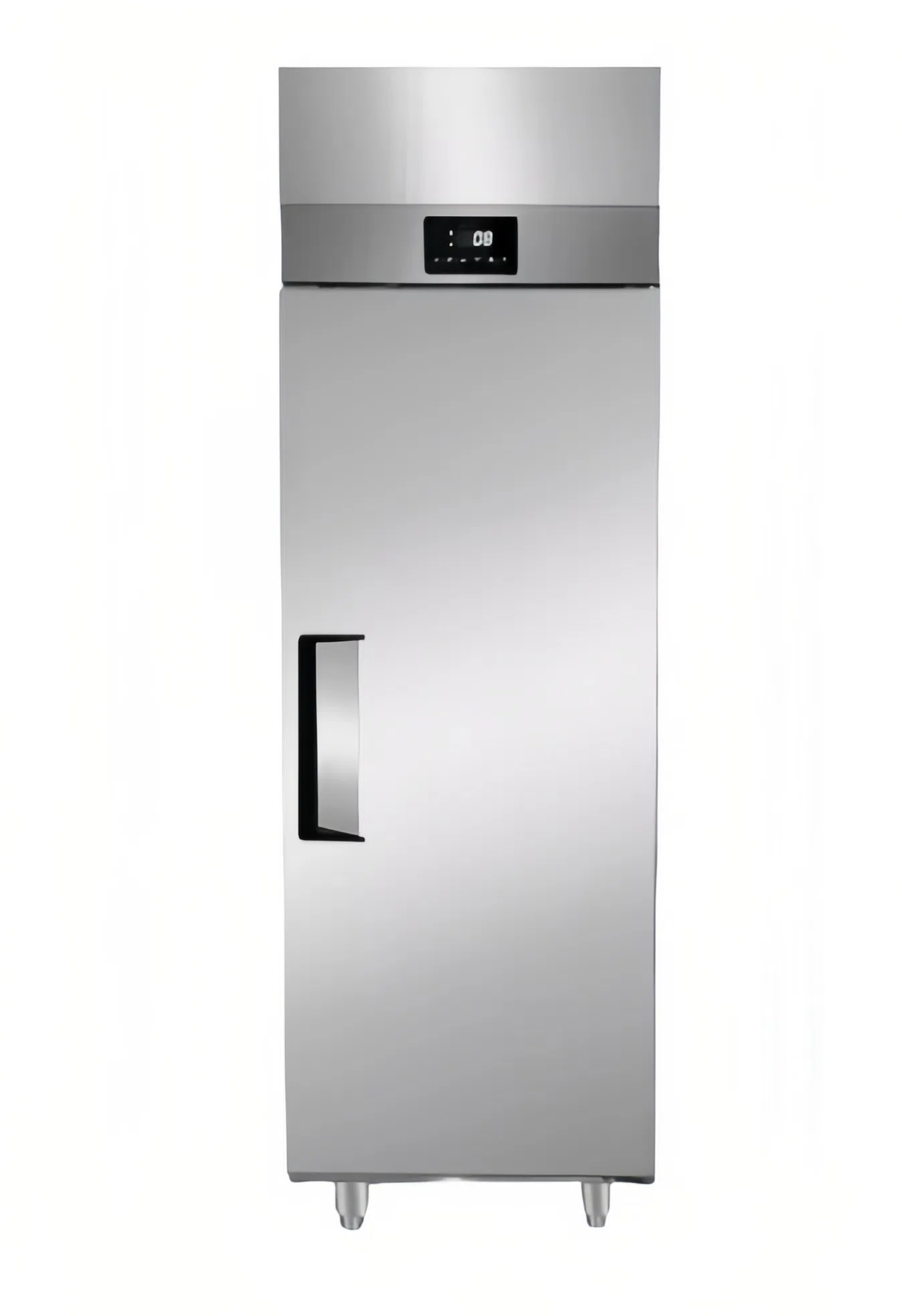 Stainless steel single door refrigerator