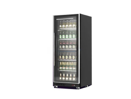 Single-door all-glass commercial upright refrigerator