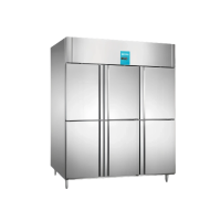 Commercial restaurant stainless steel drawer-type undercounter freezer