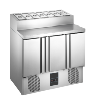 Commercial restaurant stainless steel drawer-type undercounter freezer